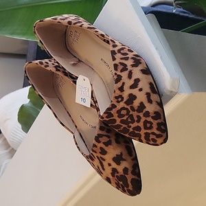 LEOPARD Time and Tru Animal Print Flats